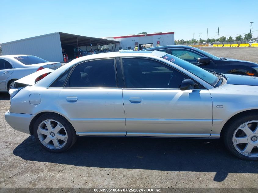 2000 Audi S4 2.7T VIN: WAUDD68D0YA048021 Lot: 39951064