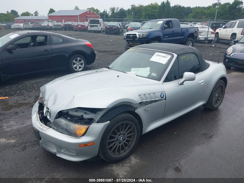 2002 BMW Z3 3.0I VIN: 4USCN53452LL50682 Lot: 39951087