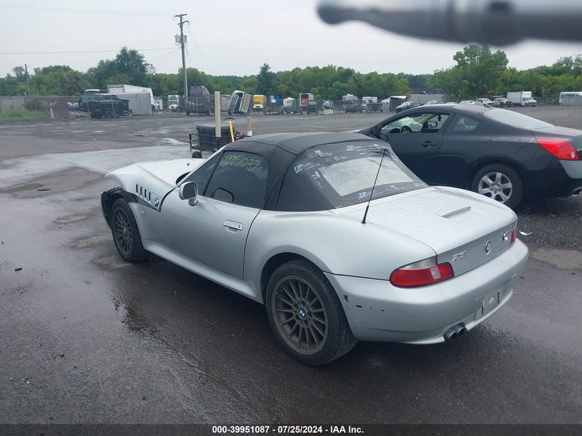 2002 BMW Z3 3.0I VIN: 4USCN53452LL50682 Lot: 39951087