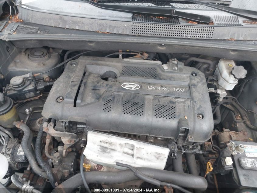 2008 Hyundai Tucson Gls VIN: KM8JM12B68U711473 Lot: 39951091