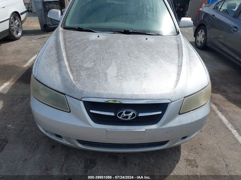 2007 Hyundai Sonata Limited/Se V6 VIN: 5NPEU46F07H269657 Lot: 39951098