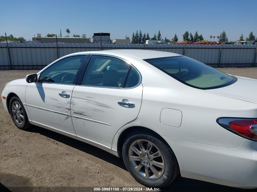 2004 Lexus Es 330 VIN: JTHBA30G545042563 Lot: 39951100