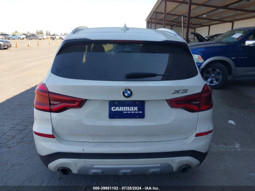 2018 BMW X3 xDrive30I VIN: 5UXTR9C55JLC74925 Lot: 39951102