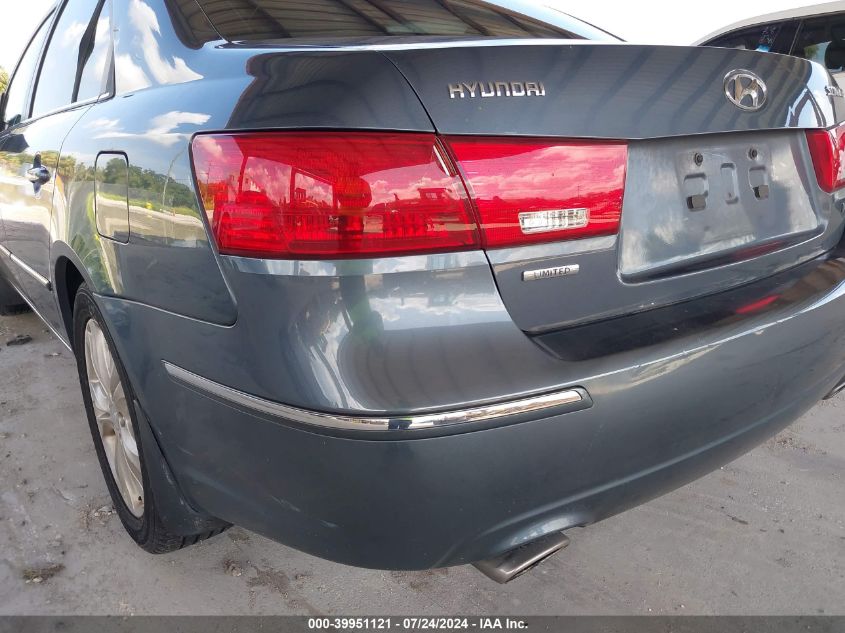 2009 Hyundai Sonata Limited V6 VIN: 5NPEU46FX9H432513 Lot: 39951121