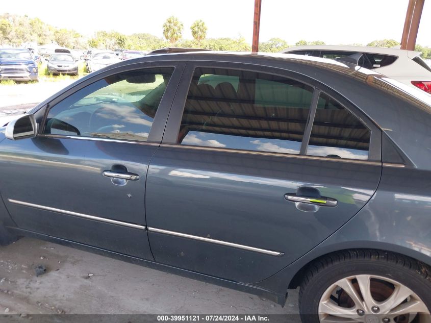 2009 Hyundai Sonata Limited V6 VIN: 5NPEU46FX9H432513 Lot: 39951121