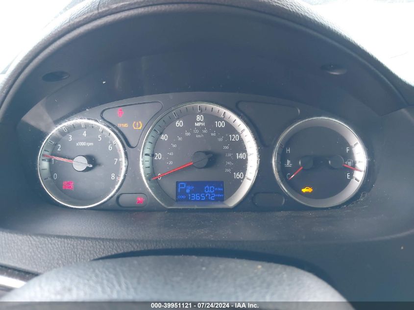 2009 Hyundai Sonata Limited V6 VIN: 5NPEU46FX9H432513 Lot: 39951121