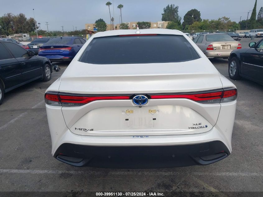 2022 Toyota Mirai Xle VIN: JTDAAAAA9NA006282 Lot: 39951130