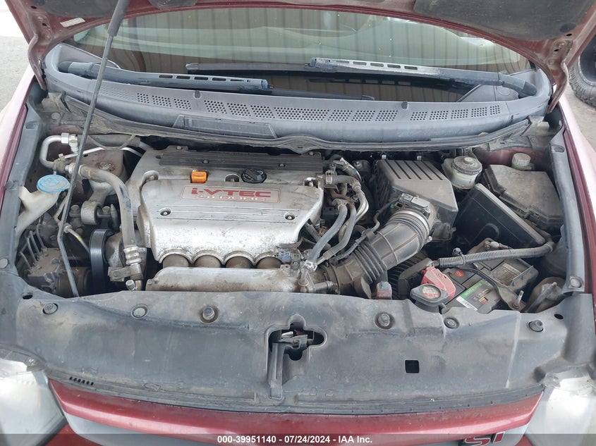 2007 Honda Civic Si VIN: 2HGFG21567H703704 Lot: 39951140