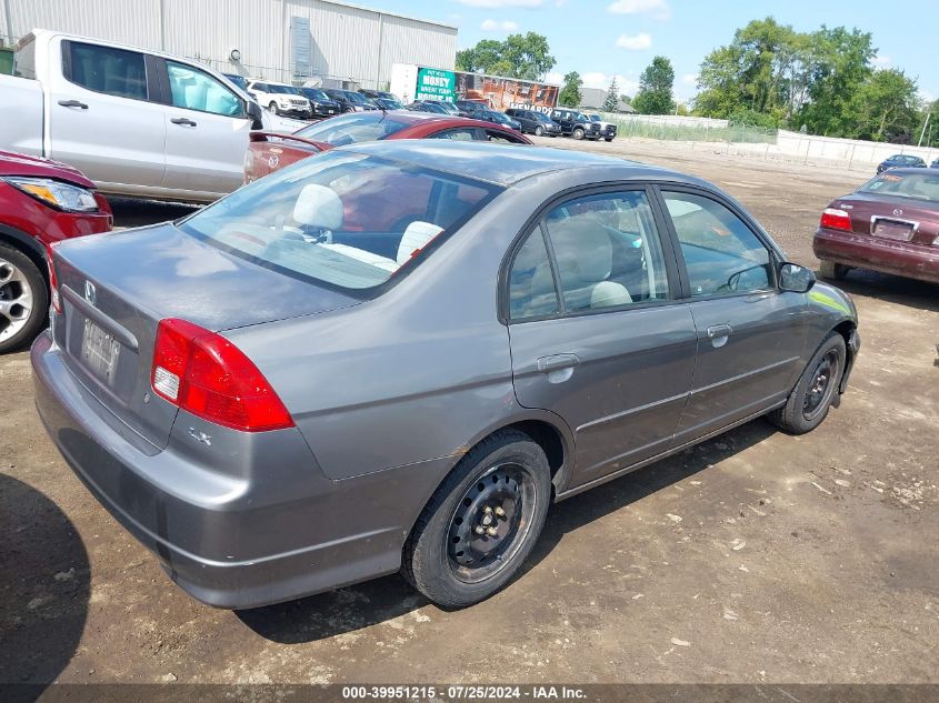 2HGES15595H560159 | 2005 HONDA CIVIC