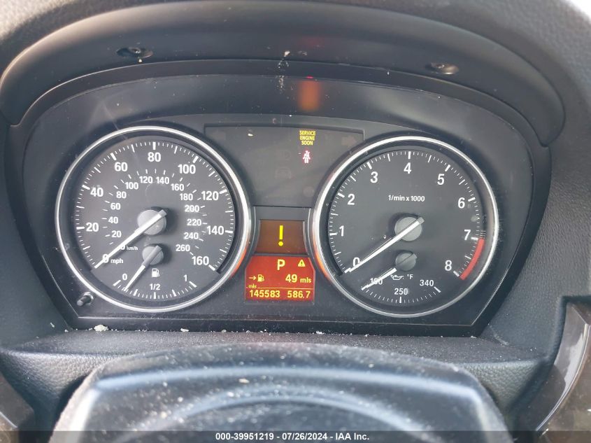 2009 BMW 328I I Sulev VIN: WBAWR33569P343583 Lot: 39951219