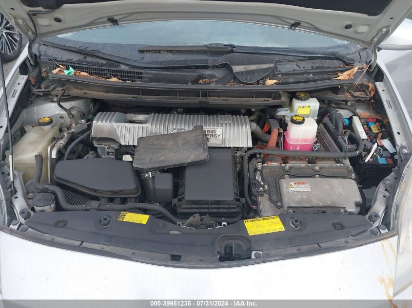 2010 Toyota Prius Iv VIN: JTDKN3DU8A0001763 Lot: 39951235