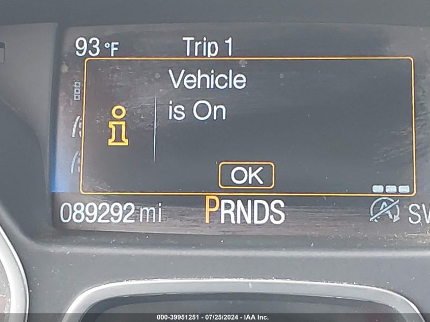 2019 Ford Escape Se VIN: 1FMCU9GDXKUA21587 Lot: 39951251