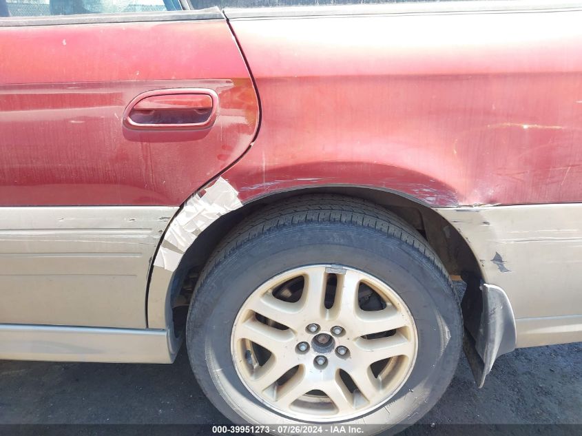 2002 Subaru Outback Limited VIN: 4S3BH686527666570 Lot: 39951273