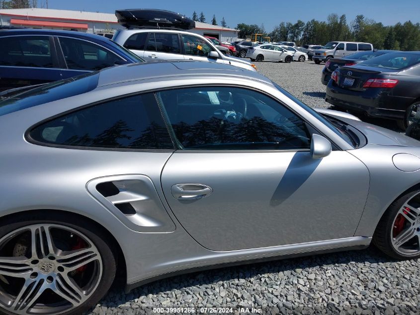2007 Porsche 911 Turbo VIN: WP0AD29947S784431 Lot: 39951286