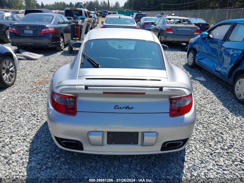 2007 Porsche 911 Turbo VIN: WP0AD29947S784431 Lot: 39951286