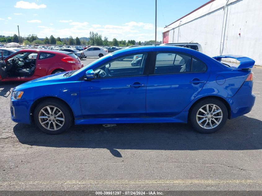 2016 Mitsubishi Lancer Es VIN: JA32U2FU9GU010501 Lot: 39951297