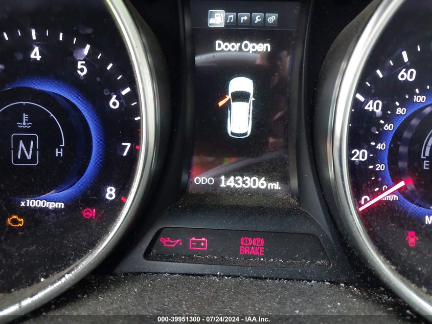 2013 Hyundai Santa Fe Limited VIN: KM8SRDHF5DU008877 Lot: 39951300