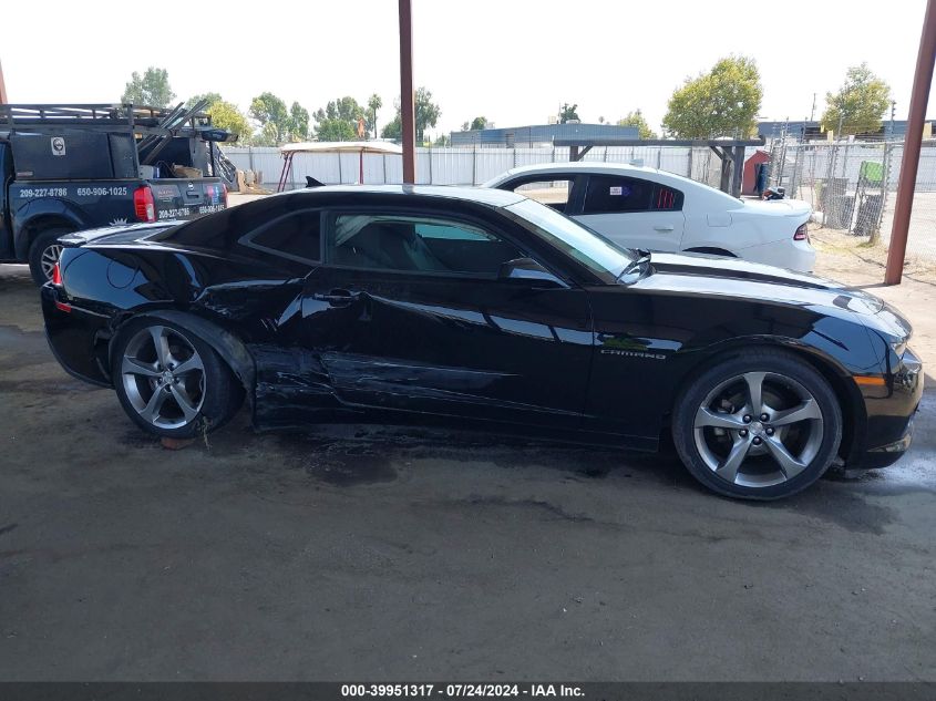 2014 Chevrolet Camaro 1Lt VIN: 2G1FB1E36E9137897 Lot: 39951317