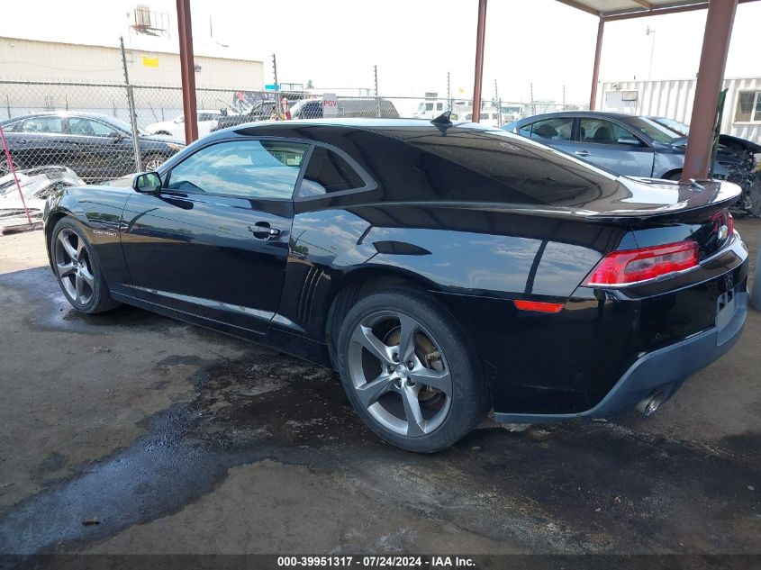 2014 Chevrolet Camaro 1Lt VIN: 2G1FB1E36E9137897 Lot: 39951317
