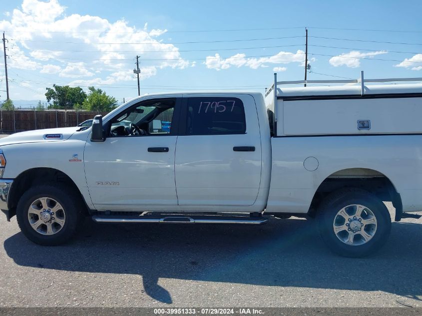 2023 Ram 2500 Big Horn VIN: 3C6UR5DL2PG528922 Lot: 39951333