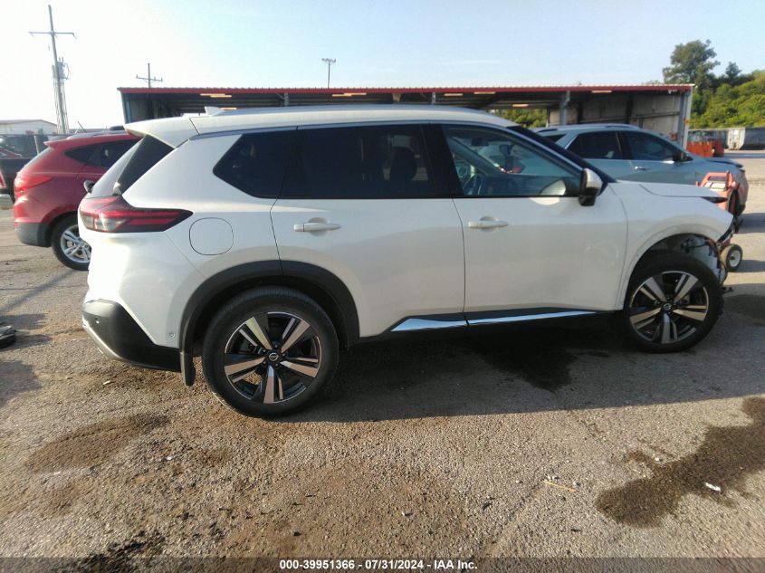 2021 Nissan Rogue Platinum Fwd VIN: JN8AT3DC0MW103122 Lot: 39951366