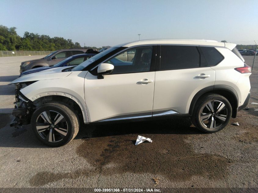 2021 Nissan Rogue Platinum Fwd VIN: JN8AT3DC0MW103122 Lot: 39951366