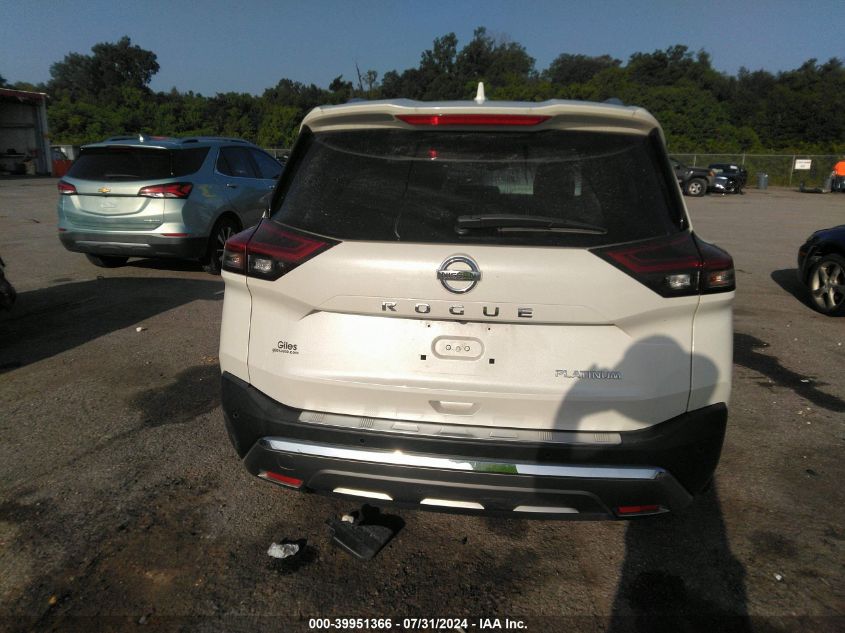 2021 Nissan Rogue Platinum Fwd VIN: JN8AT3DC0MW103122 Lot: 39951366