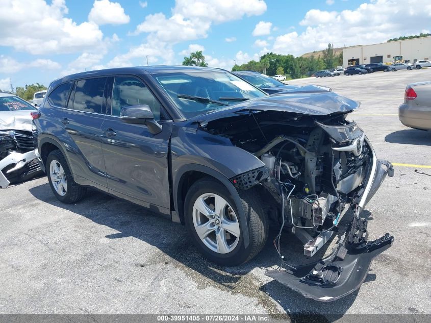 5TDCZRAH9MS535472 2021 TOYOTA HIGHLANDER - Image 1