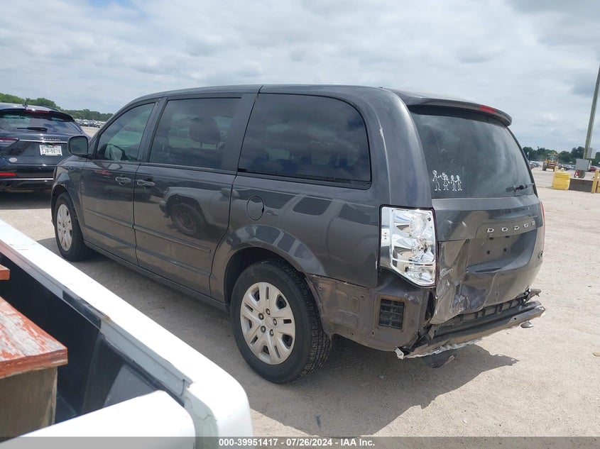 2015 DODGE GRAND CARAVAN SE - 2C4RDGBGXFR508487