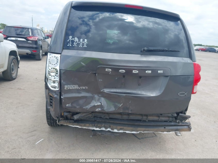 2015 DODGE GRAND CARAVAN SE - 2C4RDGBGXFR508487