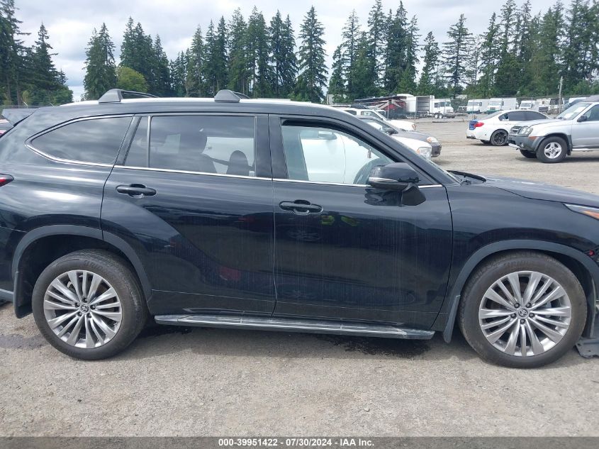 2022 Toyota Highlander Limited VIN: 5TDFZRBH2NS232532 Lot: 39951422