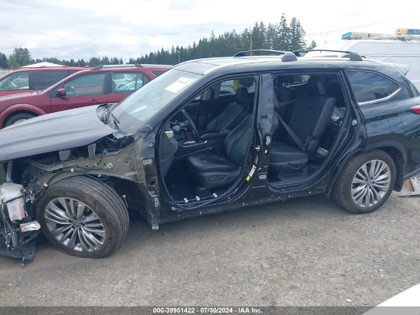 2022 Toyota Highlander Limited VIN: 5TDFZRBH2NS232532 Lot: 39951422