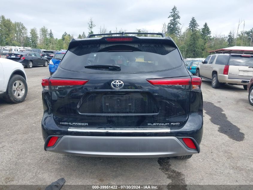 2022 Toyota Highlander Limited VIN: 5TDFZRBH2NS232532 Lot: 39951422