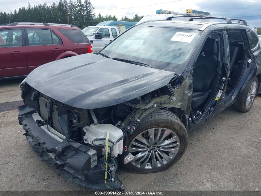 2022 Toyota Highlander Limited VIN: 5TDFZRBH2NS232532 Lot: 39951422