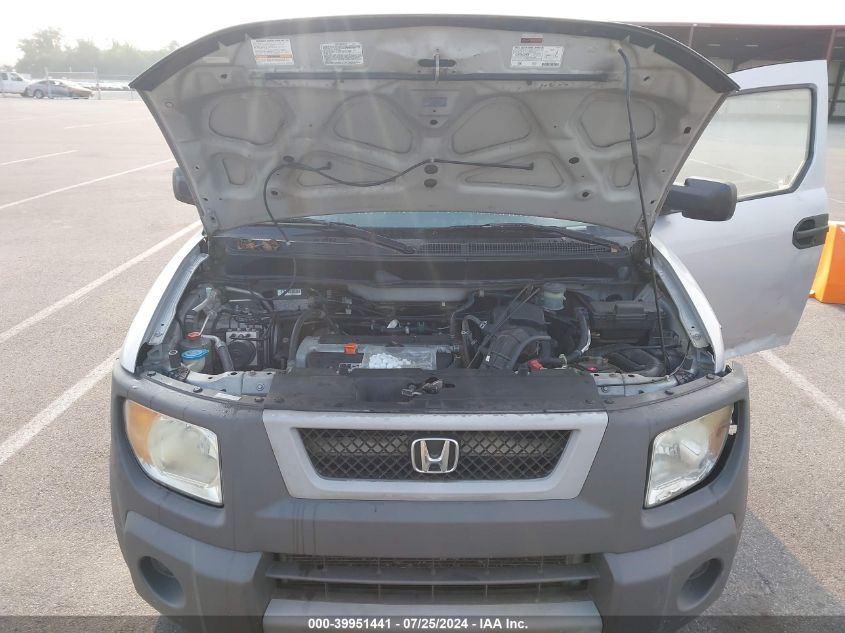 2003 Honda Element Ex VIN: 5J6YH18523L001133 Lot: 39951441