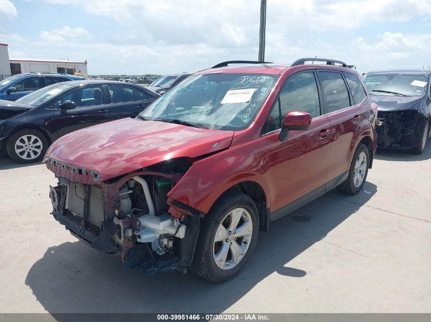 2015 Subaru Forester 2.5I Limited VIN: JF2SJAKCXFH578511 Lot: 39951466