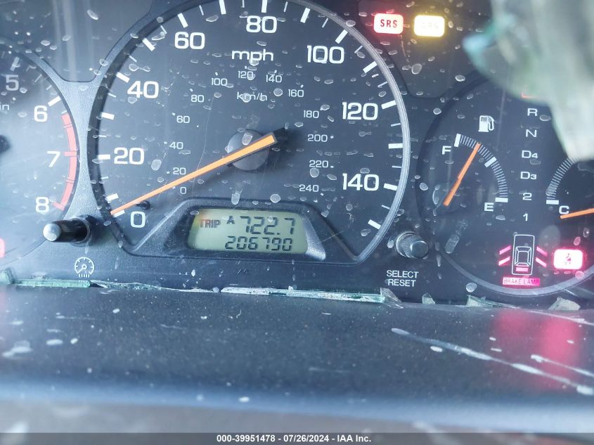 1999 Honda Accord Ex VIN: JHMCG667XXC018075 Lot: 39951478