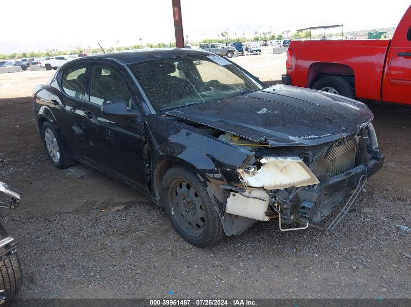 1C3CDZAB4CN311089 2012 Dodge Avenger Se