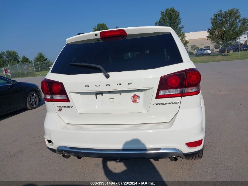 2018 Dodge Journey Crossroad VIN: 3C4PDDGG2JT491740 Lot: 39951494