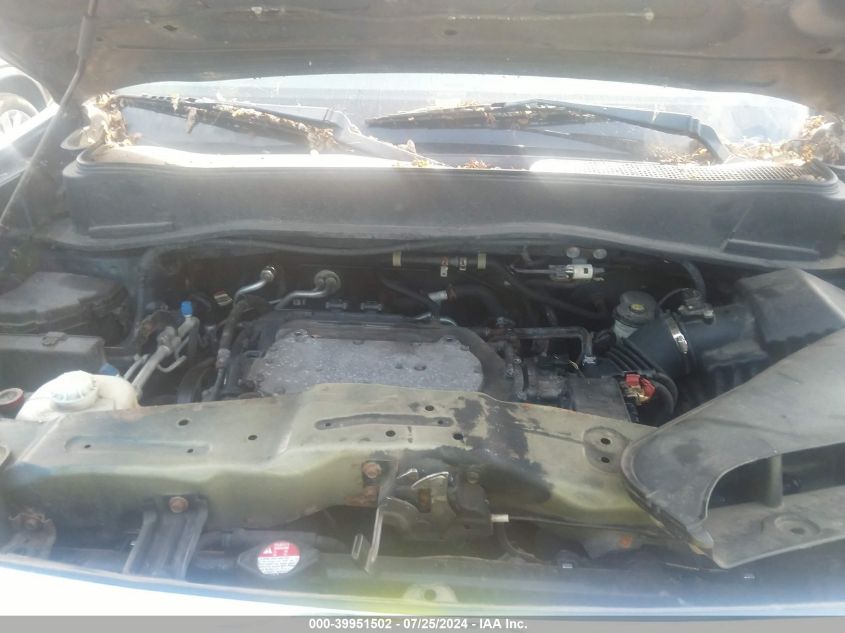 2011 Honda Pilot Ex-L VIN: 5FNYF4H58BB010563 Lot: 39951502