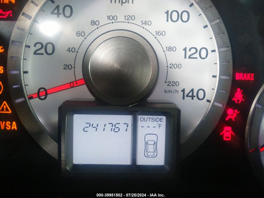 2011 Honda Pilot Ex-L VIN: 5FNYF4H58BB010563 Lot: 39951502