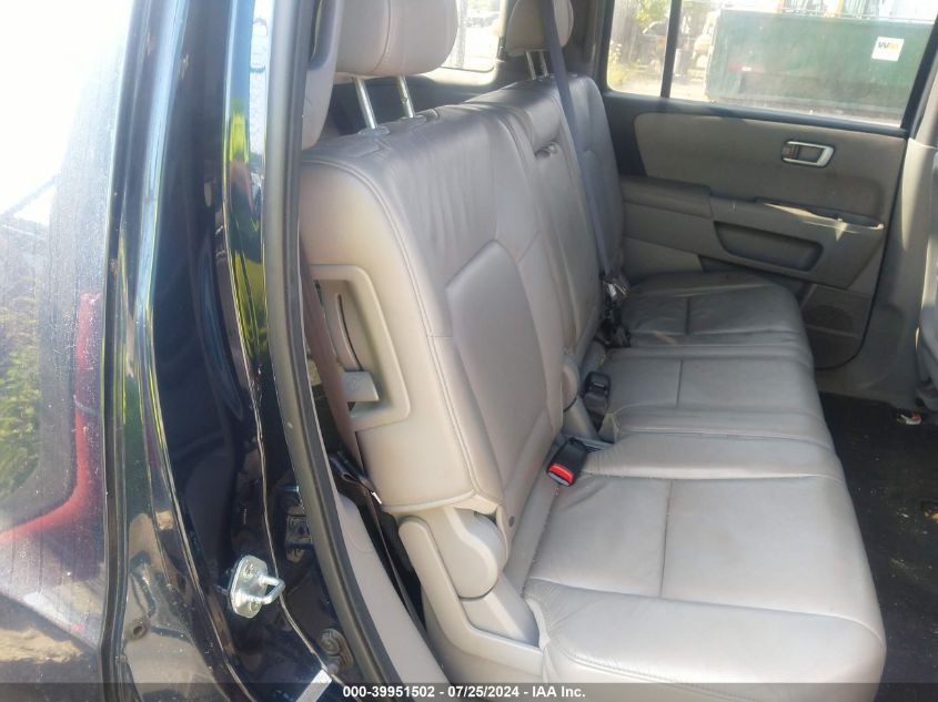 2011 Honda Pilot Ex-L VIN: 5FNYF4H58BB010563 Lot: 39951502