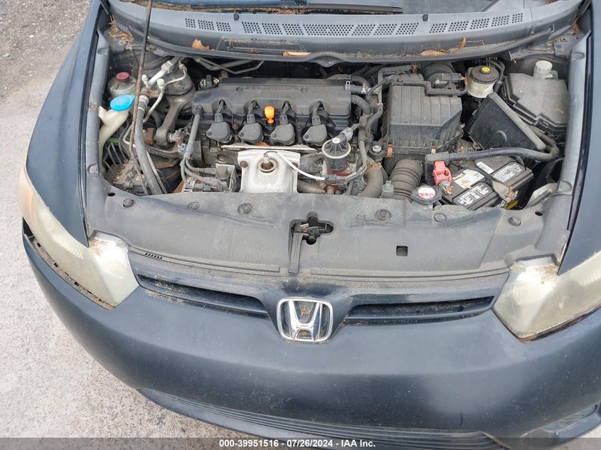 2008 Honda Civic Ex-L VIN: 2HGFG11958H554345 Lot: 39951516