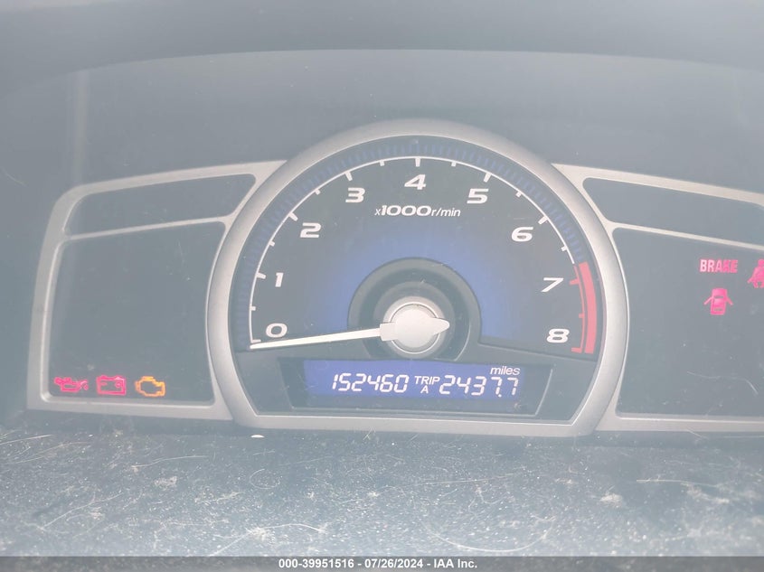 2008 Honda Civic Ex-L VIN: 2HGFG11958H554345 Lot: 39951516