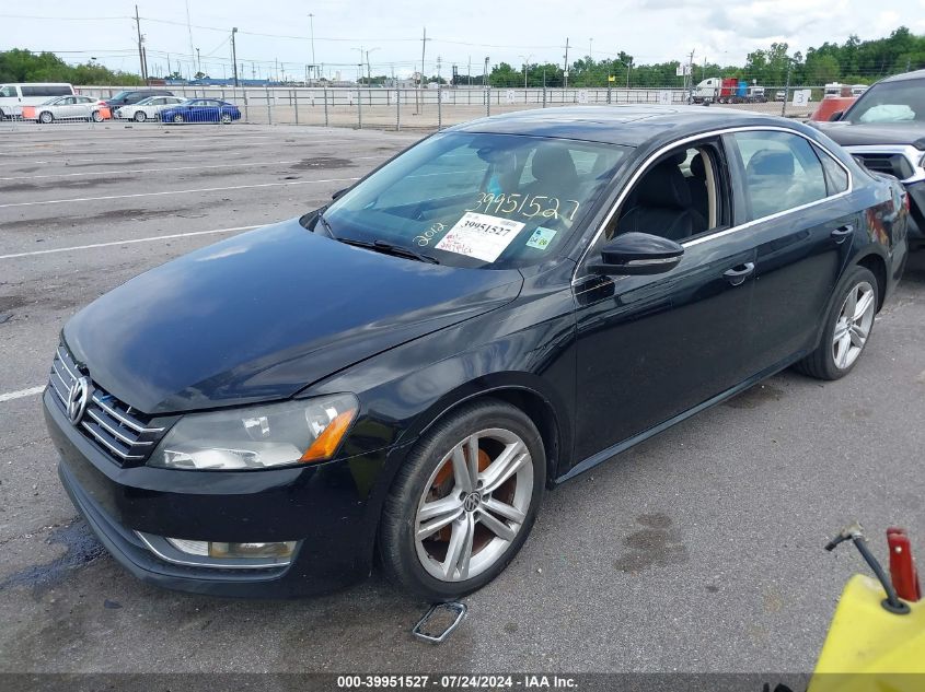 2012 Volkswagen Passat Se VIN: 1VWBM7A35CC025863 Lot: 39951527