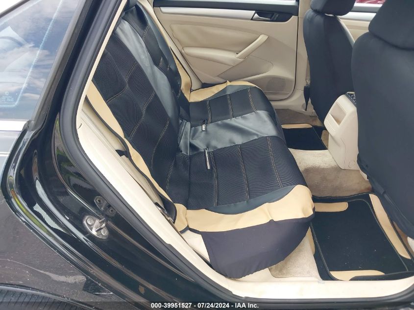 2012 Volkswagen Passat Se VIN: 1VWBM7A35CC025863 Lot: 39951527