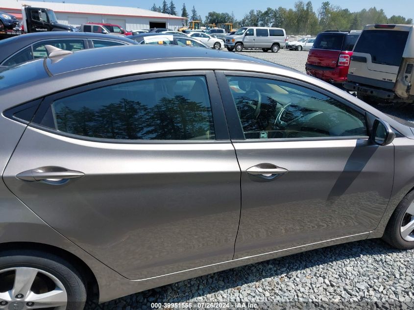 2012 Hyundai Elantra Gls VIN: 5NPDH4AE4CH113193 Lot: 39951555