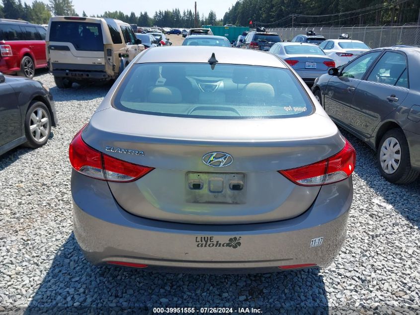 2012 Hyundai Elantra Gls VIN: 5NPDH4AE4CH113193 Lot: 39951555