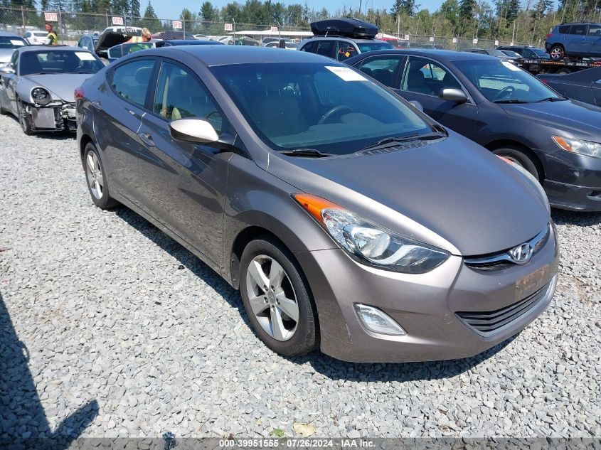 2012 Hyundai Elantra Gls VIN: 5NPDH4AE4CH113193 Lot: 39951555