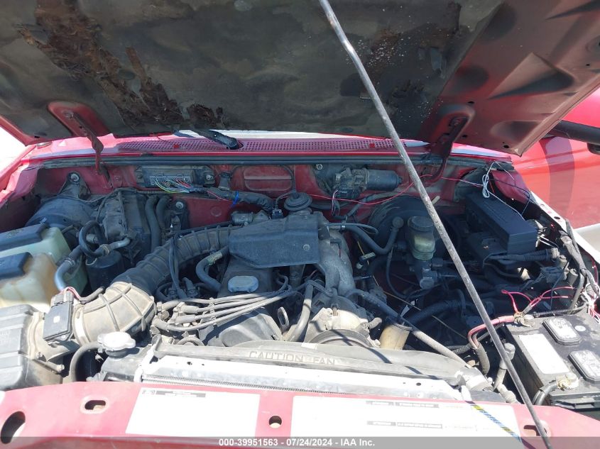 2000 Ford Ranger Xl/Xlt VIN: 1FTYR14C4YPB29509 Lot: 39951563